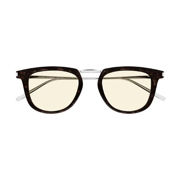 NEW SL753 004 SAINT LAURENT SUNGLASSES WOMEN HAVANA ROUND EYEWEAR - Picture 3 of 4